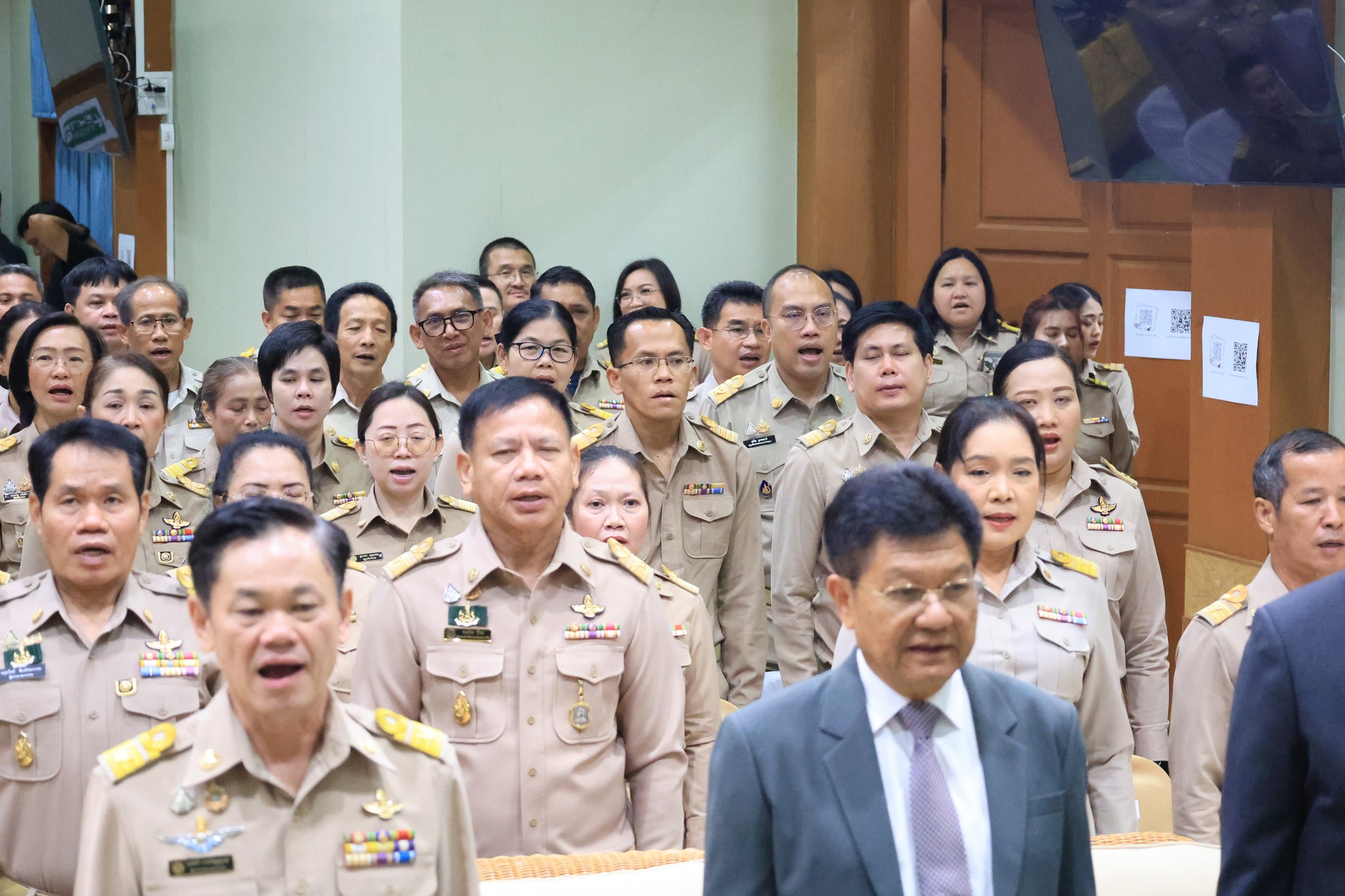 title - เลขาธิการ ส.ป.ก. นำทีมผู้บริหาร และเจ้าหน้าที่ ส.ป.ก. ประกาศเจตนารมณ์ตามนโยบาย No Gift Policy